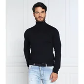 Swetry męskie - HUGO Wełniany golf San Thomas-M | Regular Fit - miniaturka - grafika 1