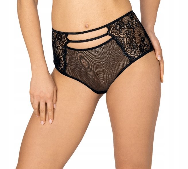 RÓŻA Zulaj Bokserki damskie CZARNE r. XXL