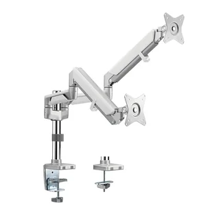 LogiLink BP0089 uchwyt / stojak do monitorów 81,3 cm (32") Srebrny Biurko - Uchwyty do monitorów - miniaturka - grafika 1