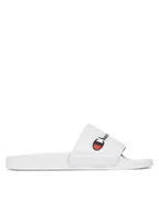 Klapki i japonki damskie - Champion Klapki Slide Varsity S11544-CHA-WW001 Biały - miniaturka - grafika 1