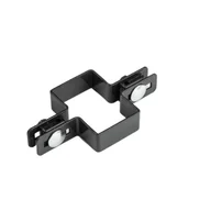 Akcesoria do ogrodzeń - Obejma pośrednia na słup 40 x 60 mm antracyt 7016 - miniaturka - grafika 1