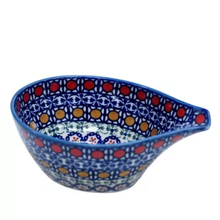 Ceramiczna podstawka na łyżkę Ceramika Bolesławiec - Świeczniki - miniaturka - grafika 1