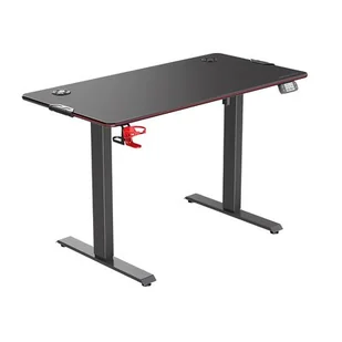 Biurko OCPC GAMING Fiero Czarny - Biurka gamingowe - miniaturka - grafika 1