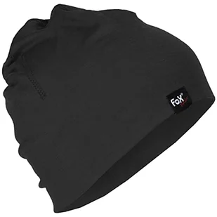 Fox Outdoor Czapka typu beanie Merino Lite, czarny, XL - Czapki damskie - miniaturka - grafika 1