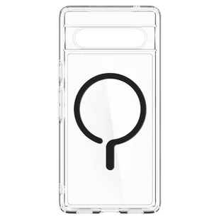 Etui GOOGLE PIXEL 7A Spigen Ultra Hybrid Onetap Ring MagSafe transparentne - Etui i futerały do telefonów - miniaturka - grafika 5