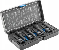 Klucze i nasadki - Högert Technik HOGERT SET OF KEYS, IMPACT, TORX, 8 pcs. 1/2", CRMO - miniaturka - grafika 1