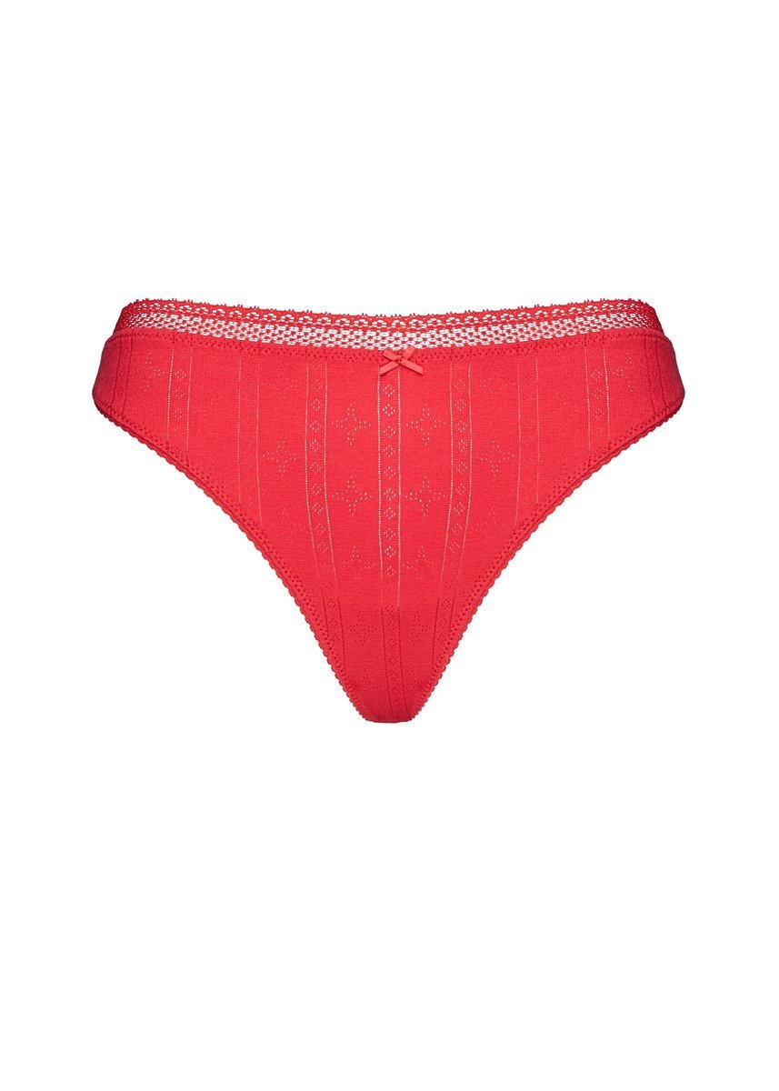 Majtki stringi Love Bloovii czerwony S