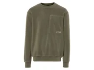 Bluzy sportowe męskie - LIVERGY® Bluza męska polarowa (M (48/50), Khaki) - miniaturka - grafika 1