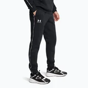 Sport OUTLET - Spodnie męskie Under Armour Icon Fleece Jgr black/white - miniaturka - grafika 1