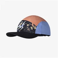 Czapki i chusty sportowe męskie - Czapka z daszkiem BUFF 5 PANEL GO CAP POW RUNNING MULTI S/M - miniaturka - grafika 1