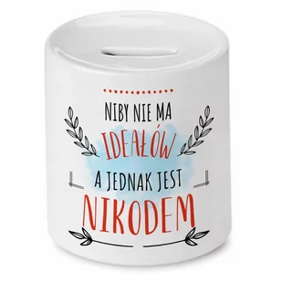 Skarbonka dla Nikodema na Urodziny Idealny Prezent z Nadrukiem ze Zdjęciem - Skarbonki - miniaturka - grafika 1