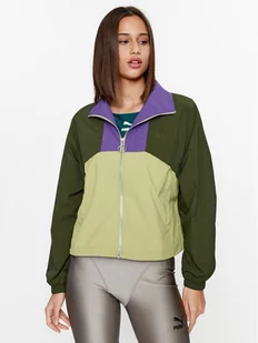 Puma Wiatrówka Infuse 621446 Zielony Regular Fit - Kurtki damskie - miniaturka - grafika 1