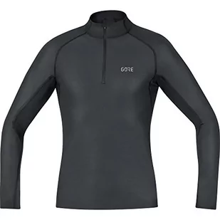 Gore Wear koszulka męska M WINDSTOPPER Base Layer Thermo wysoki kołnierz Shirt, czarny, s -9900-Small100325990003-9900 - Koszulki męskie - miniaturka - grafika 1