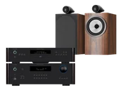Zestawy stereo - Rotel RA-1572 MkII (czarny) + RCD-1572 MkII (czarny) + 705 S3 (mokka) - miniaturka - grafika 1