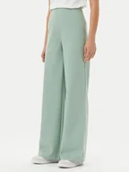 Spodnie damskie - Marc O'Polo Spodnie palazzo 502 4119 10033 Zielony Wide Fit - miniaturka - grafika 1