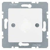 Klawisze i ramki - Berker Q.1 / Q.3 Płytka centralna z otworem 143109 - miniaturka - grafika 1