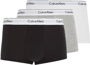 CALVIN KLEIN UNDERWEAR męskie szorty 3 szt, czarny/biały/szary wrzosowy, 3XL - Spodenki damskie - miniaturka - grafika 1