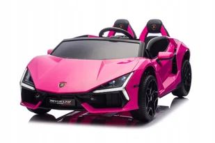 Pojazd Lamborghini Revuelto XL STRONG Różowy - Pojazdy elektryczne dla dzieci - miniaturka - grafika 1