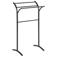 Wieszaki łazienkowe - Stojak Na Ręczniki 51 X 91 Cm Czarny Yopal - miniaturka - grafika 1