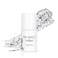 Lakiery hybrydowe - PB Nails, Top do hybryd i żeli Drop Top, 10 ml - miniaturka - grafika 1