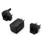 Ładowarki do telefonów - Energizer Ultimate - Ładowarka sieciowa Multiplug EU / UK / US GaN 20W PD (Czarny) - miniaturka - grafika 1