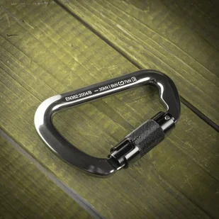 M-Tac - Karabińczyk aluminiowy z Key Lockiem - 10 cm - Szary - MTC-HDS30 - Sprzęt wspinaczkowy - miniaturka - grafika 12