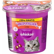 Przysmaki dla psów - Whiskas Knuspertasche 10 x 90 g (60 g + 50% gratis) Wołowina - miniaturka - grafika 1