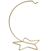 Bombki - Stojak na bombkę Pusty 15 Złoty Gwiazdka - miniaturka - grafika 1