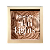 Bronzery i konturowanie twarzy - REVLON_Skinlights Powder Bronzer puder brązujący 115 Sunkissed Beam 9,2g - miniaturka - grafika 1