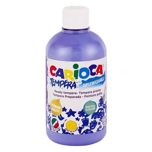 Farba tempera CARIOCA KO027/44 500ml niebieska pastelowa 1szt. /170-2587/ - Przybory szkolne - miniaturka - grafika 1