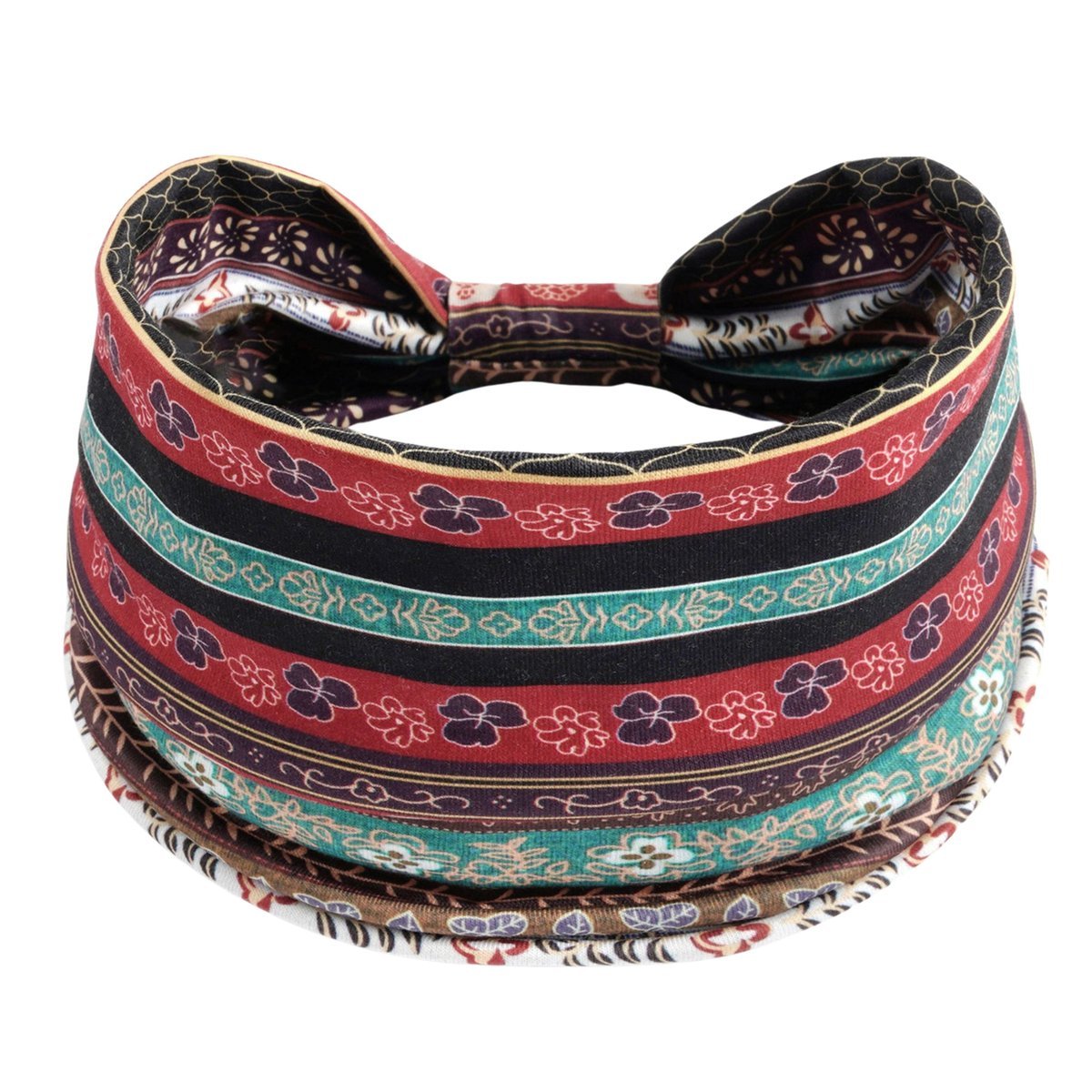 Opaska do Włosów Czarna Turban na Głowę Szeroka Elastyczna MIŁA W DOTYKU