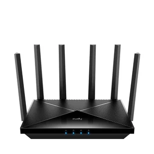 Cudy WR11000 router bezprzewodowy 2.5 Gigabit Ethernet Trójpasmowy (2,4 GHz / 5 GHz / 6 GHz) Czarny - Routery - miniaturka - grafika 1