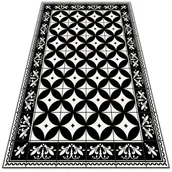 Dywany zewnętrzne - Dywan na taras zewnętrzny Koła w kafelkach 80x120 cm - miniaturka - grafika 1