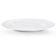 Talerze - Talerz obiadowy LARIS biały / Ø27 / ceramika - miniaturka - grafika 1