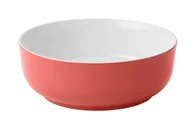 Umywalki - Umywalka nablatowa Uptrend Sofia 39 cm okrągła czerwony/biały połysk UP4003-2-B23+B20 - miniaturka - grafika 1
