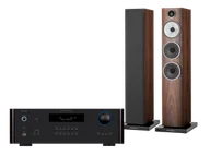 Zestawy stereo - Rotel RA-1572 MkII (czarny) + 704 S3 (mokka) - miniaturka - grafika 1