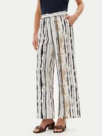 Spodnie damskie - JDY Spodnie materiałowe Troya 15339132 Biały Wide Leg - miniaturka - grafika 1