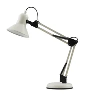 Lampy stojące - Stołowa lampa Tiago TB-29743-BG Italux na biurko metalowa biała - miniaturka - grafika 1