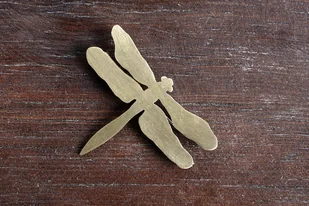 Broszka złota ważka - Broszki - miniaturka - grafika 1