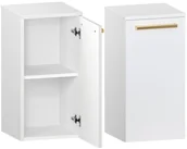 Szafki łazienkowe - Słupek Łazienkowy ATHOS 35 1D D P- Uchwyt Złoty - miniaturka - grafika 1