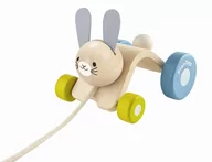 Zabawki interaktywne dla dzieci - Plan Toys Królik do ciągnięcia - miniaturka - grafika 1