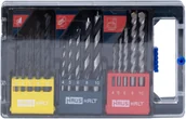 Wiertła - Ryobi COMBO DRILL SET HSS+WOOD+MASONRY 15PCS - miniaturka - grafika 1
