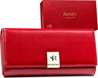 Portfele - Rovicky Elegancki, duży portfel damski ze skóry naturalnej — Rovicky - miniaturka - grafika 1