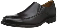 Klapki i japonki męskie - Clarks Męskie klapki Whiddon Step Slipper, czarny - czarna skóra - 45 EU - miniaturka - grafika 1