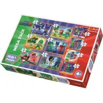 Trefl Puzzle Pidżamersi Zestaw 10w1 90357 90357 - Puzzle - miniaturka - grafika 1