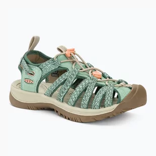 Sandały trekkingowe damskie KEEN Whisper granite green/peach parfait - Buty trekkingowe damskie - miniaturka - grafika 1
