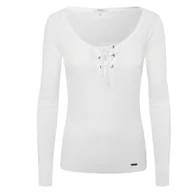 Bluzki damskie - Bluzka damska Pepe Jeans Alexa dopasowana-XS - miniaturka - grafika 1