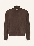 Moda i Uroda OUTLET - Brunello Cucinelli Skórzany Bluzon braun - miniaturka - grafika 1