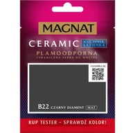 Farby wewnętrzne - MAGNAT Farba ceramiczna KitchenBathroom tester czarny diament B22 30 ml - miniaturka - grafika 1