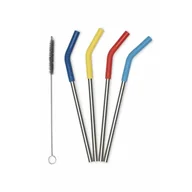 Akcesoria turystyczne - Klean Kanteen Straw 4 Pack 8mm, kolorowy 2022 Akcesoria do kuchni turystycznej 1009507 - miniaturka - grafika 1
